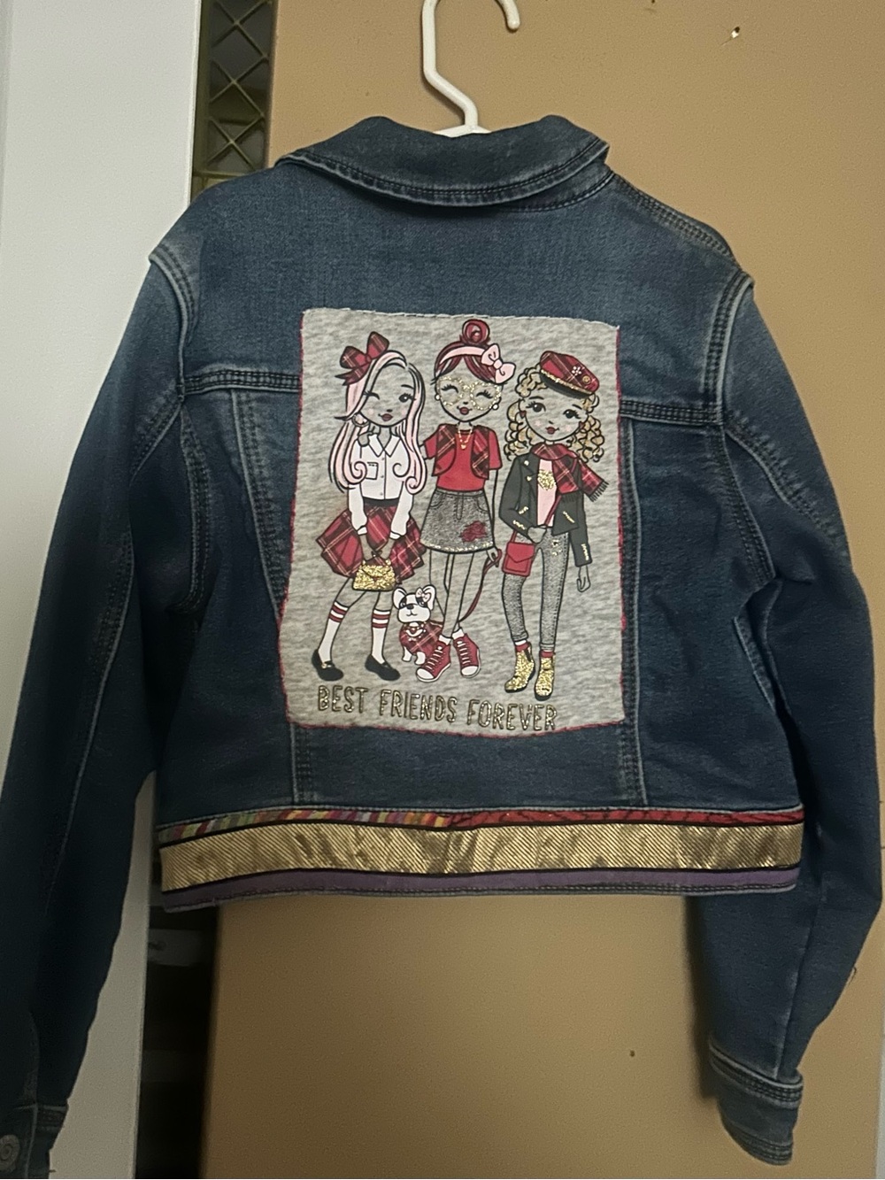 Denim jacket girls best friends